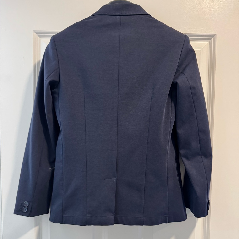 Boys Emanuel Pris Navy Double-Breasted Blazer - Picture 4 of 6